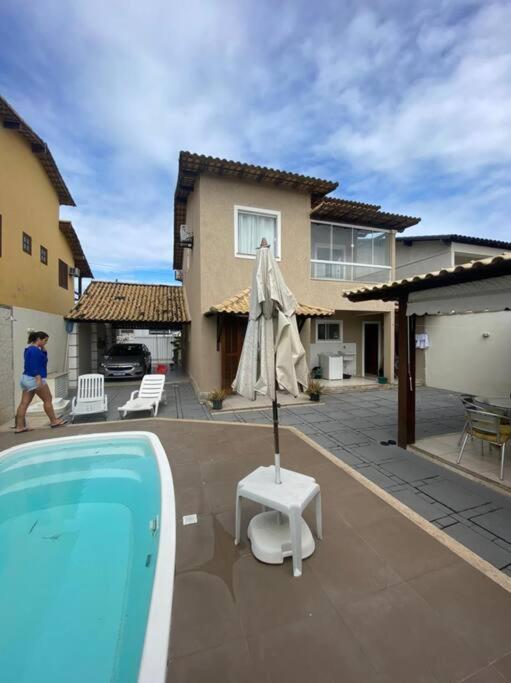 Casa Com Piscina, Churrasqueira E Ar Condicionado Em Condominio Cabo Frio Buitenkant foto
