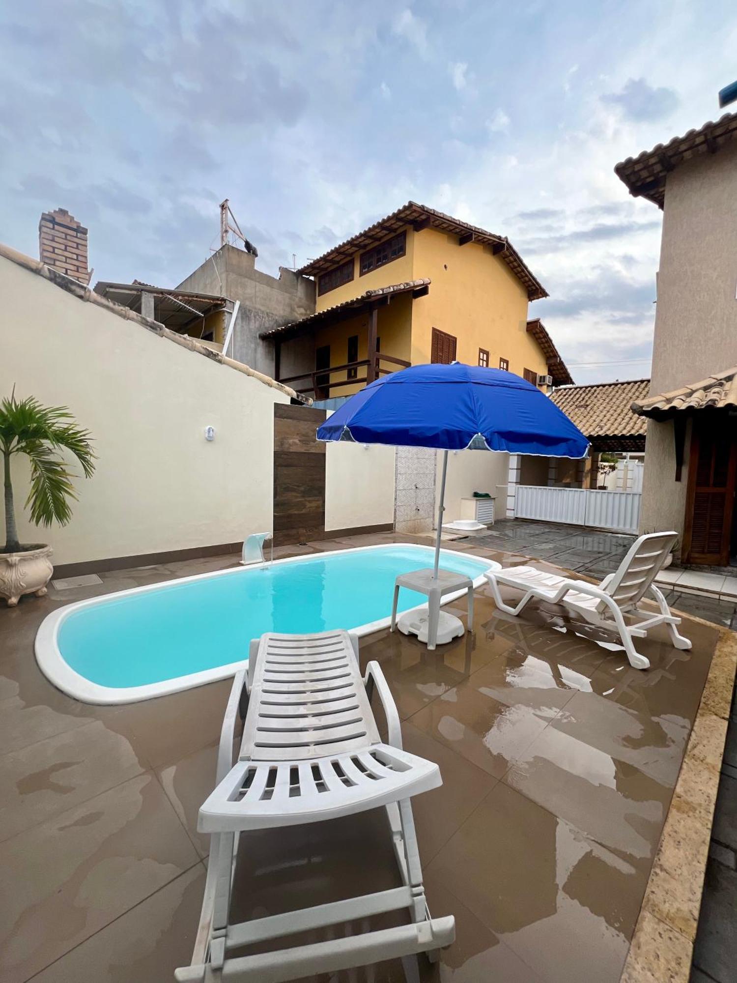 Casa Com Piscina, Churrasqueira E Ar Condicionado Em Condominio Cabo Frio Buitenkant foto