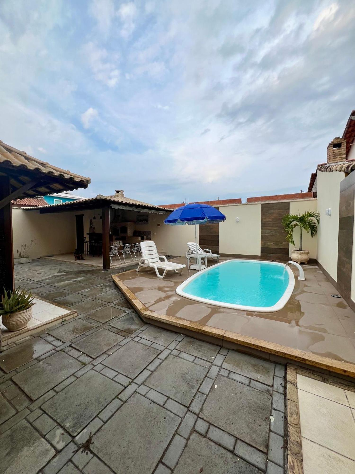Casa Com Piscina, Churrasqueira E Ar Condicionado Em Condominio Cabo Frio Buitenkant foto